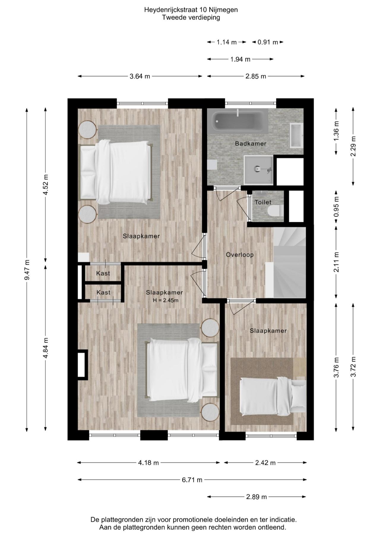Heydenrijckstraat 10, Nijmegen (6521 LN)
