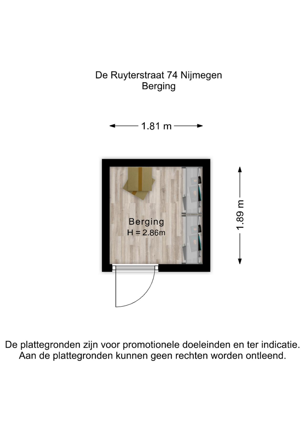 de Ruyterstraat 74, Nijmegen (6512 GE)