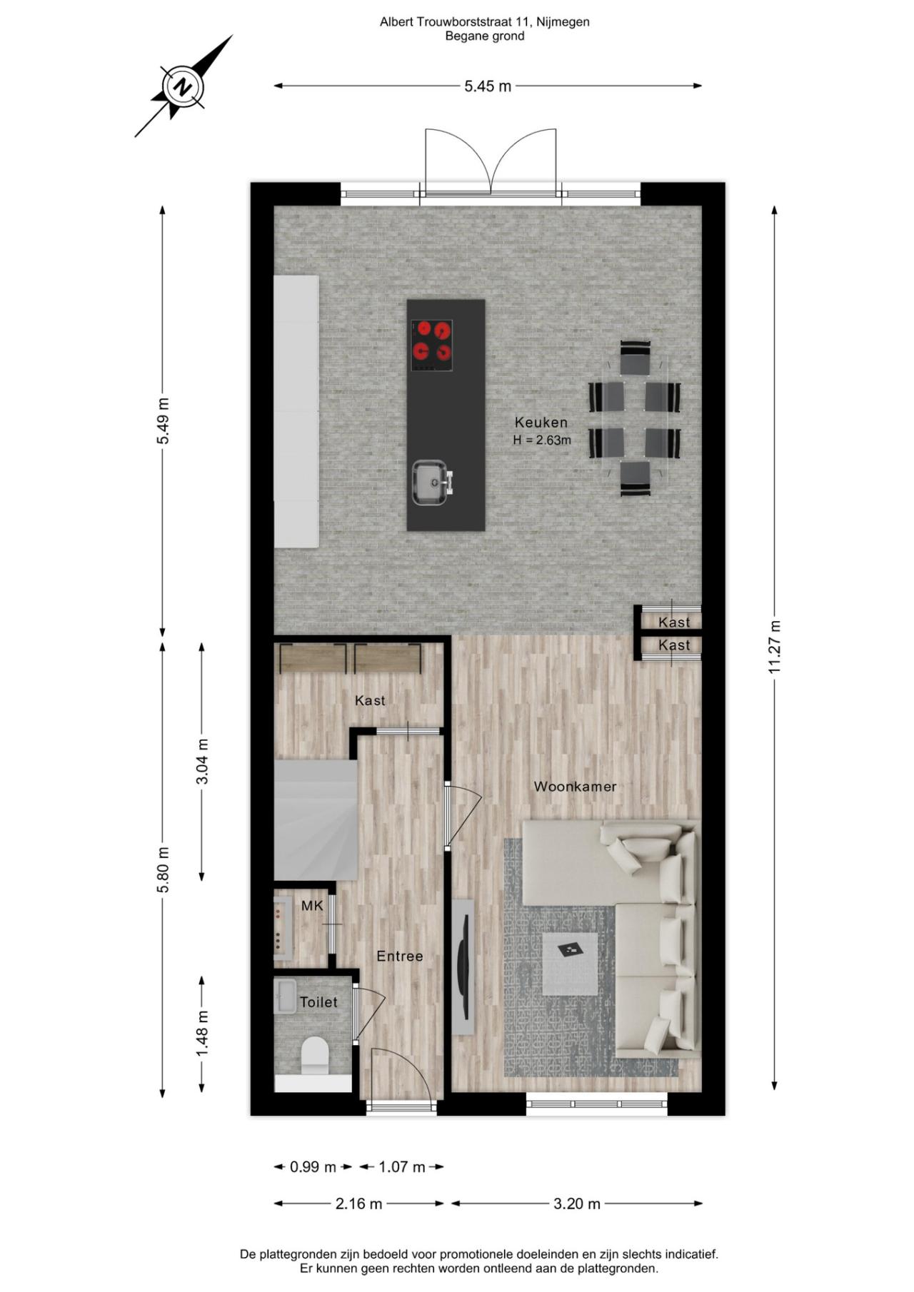 Albert Trouwborststraat 11, Nijmegen (6541 GS)