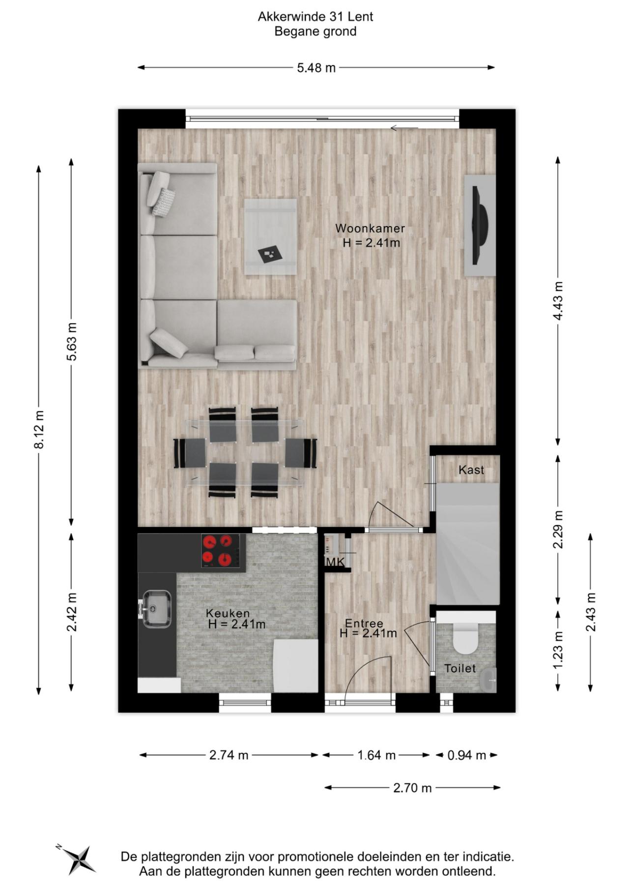 Akkerwinde 31, Lent (6663 GC)