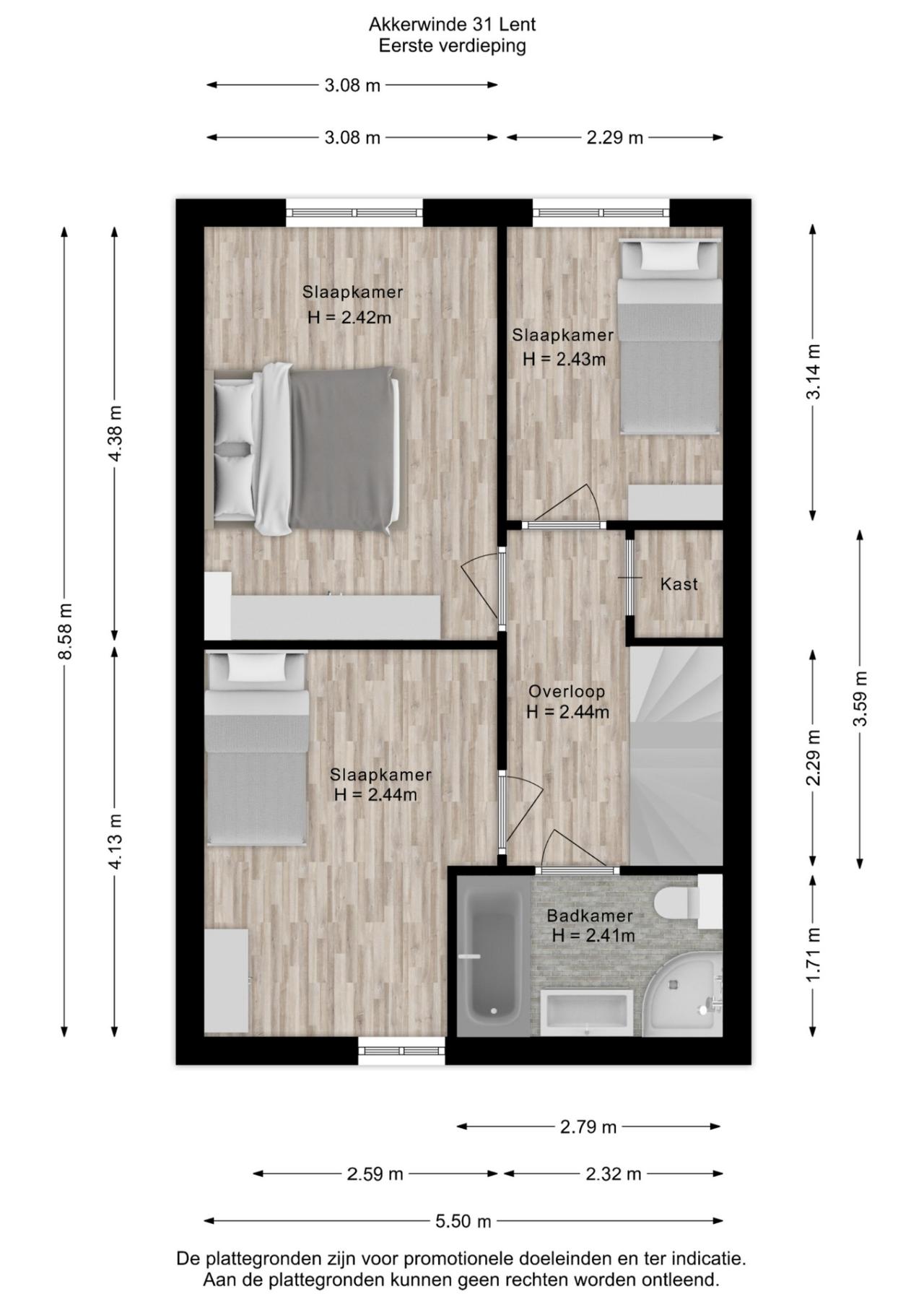 Akkerwinde 31, Lent (6663 GC)