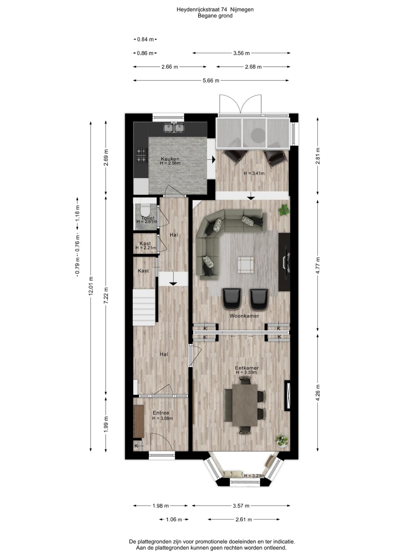 Heydenrijckstraat 74, Nijmegen (6521 LR)