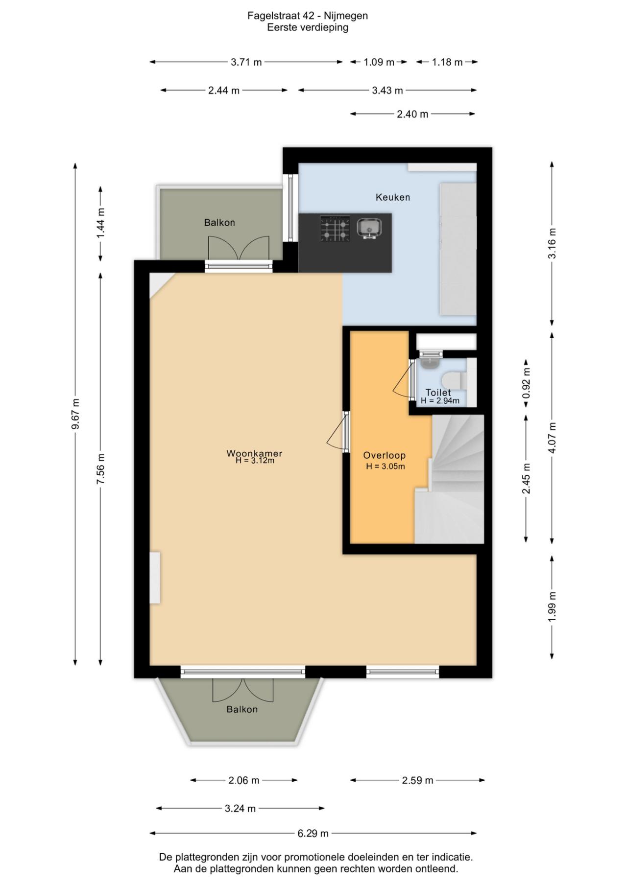 Fagelstraat 42, Nijmegen (6524 CG)