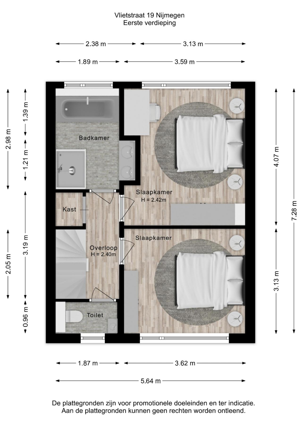 Vlietstraat 19, Nijmegen (6542 SK)